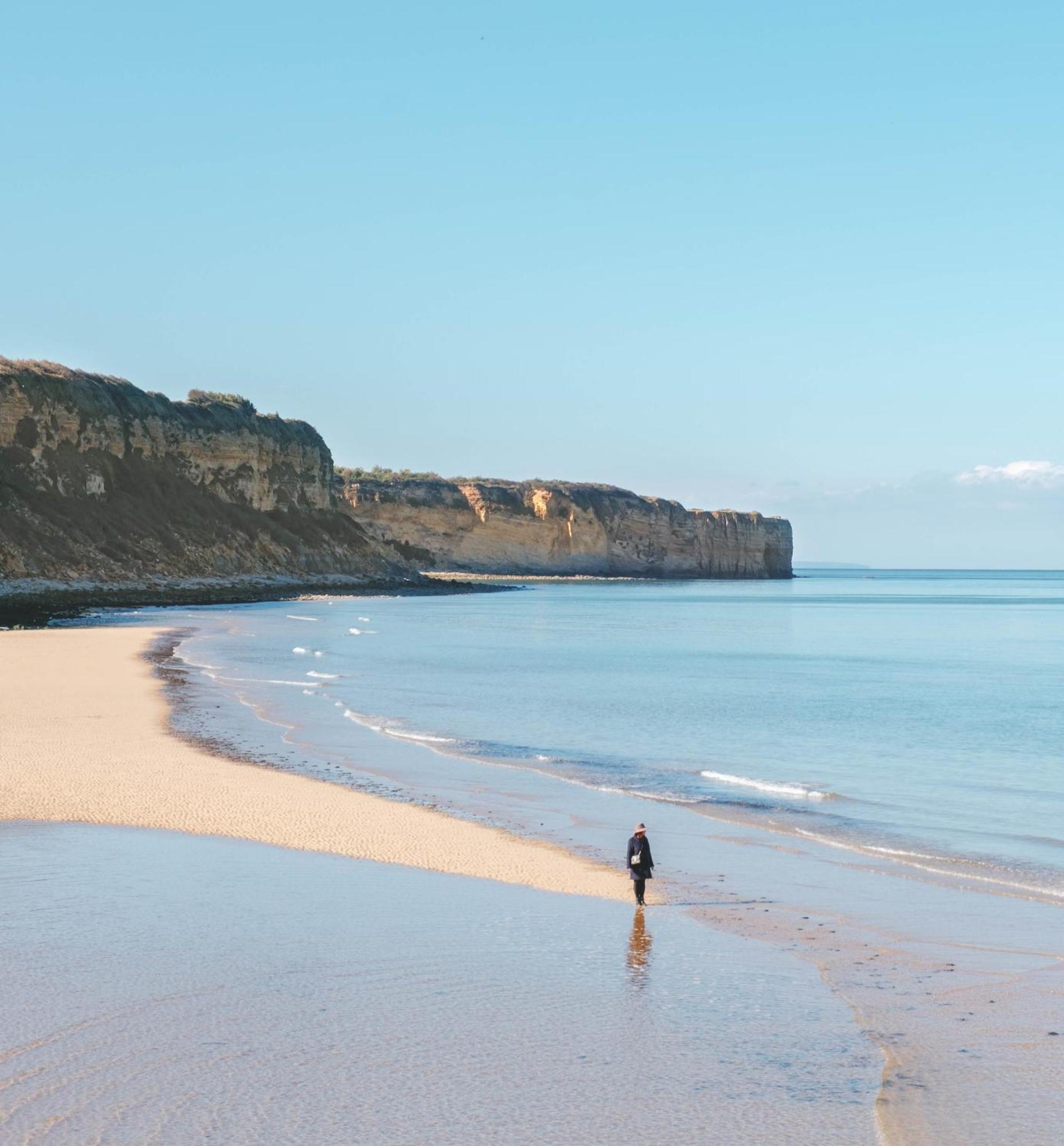 Maison renovee en pierres avec jardin près Omaha beach&Bayeux à 5mn de Port en Bessin Commes Exterior foto